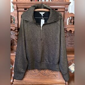 SPANX Metallic Gold SweaterNWT